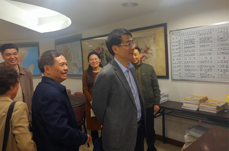 福建省科协党组书记曾能建到省老科协调研指导工作